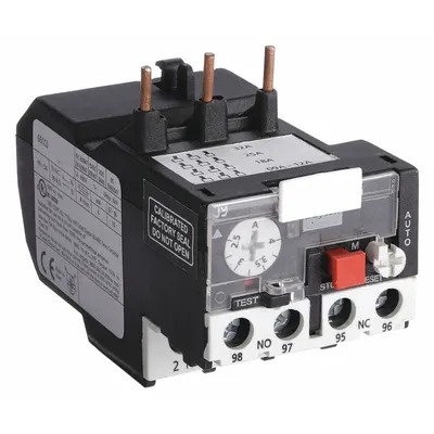 Dayton Overload Relay: Thermal Protection, 3 Poles, 1NO/1NC, Phase Loss Sensitivity - IEC Thermal Overload Relays
