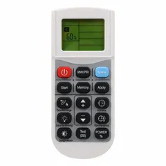 White remote control accessory for use with The Daylight/Motion Sensor. Measures 5 3/4 inches long by 2 3/4 inches wide. Enables remote adjustment of lighting settings for compatible bay lights in commercial or industrial settings.