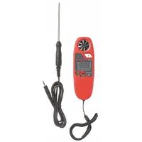 AMPROBE Anemometer: 0.1 knot Air Velocity Resolution, Dew Point/Wind Chill, Hot Wire, Under 100 fpm (MPN TMA5)