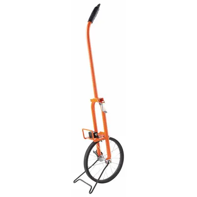 KESON Measuring Wheel: 99,999 m Range, Adj Handle Handle, Spoked Single Wheel - Mechanical Outdoor Measuring Wheels