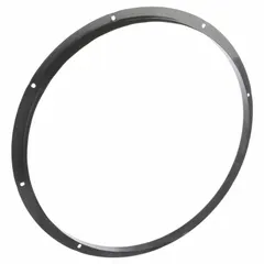 Steel companion flange designed for tubeaxial fans with a 60-inch diameter. Includes predrilled mounting holes with a 1/2-inch hole diameter for simplified installation in ventilation and air-handling systems.