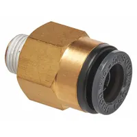 SUR&R Male Connector: NPT, Brass, 2 PK (MPN ABM320)