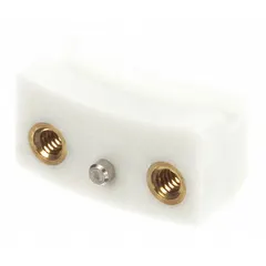 Fixed shoe replacement part for HOBART D300C food mixers. This component helps secure mixer attachments during operation. Suitable for commercial kitchen equipment maintenance.