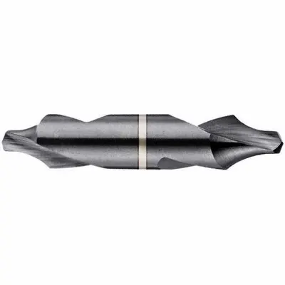 KEO Center Drill: Radius Type, #2, 118°, 1 7/8 in Overall Lg - High-Precision Radius-Tip Center Drills