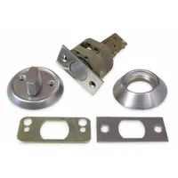 KABA ILCO Deadbolt Lock: Cylindrical, Core Not Included, 1 3/8 in Door Thick - Max, Chrome (MPN 45-1-4-04-26D-0)