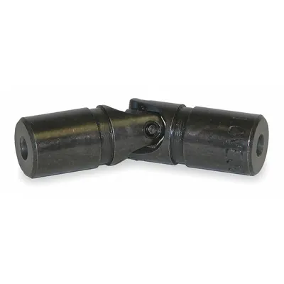 LOVEJOY D-2 Solid Universal Joint, 1/2 in OD, 2 in Overall Length, Carbon Steel - General Purpose Universal Joints for Machining