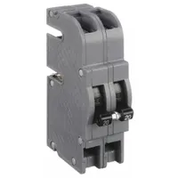 Miniature Circuit Breaker: 20 A Amps, 120/240V AC, 1.5 in Wd, 10kA at 120/240V AC, 2 Poles (MPN UBIZ220-1)