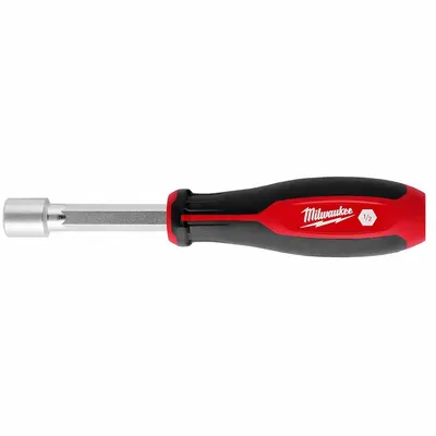MILWAUKEE Nut Driver: Straight, HollowCore, SAE, With Magnetized Tip, Std - Pass-Through Nut Drivers