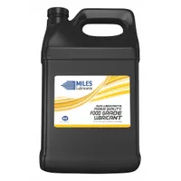 MILES LUBRICANTS Compressor Oil: 1 gal, Bottle, 20 SAE Grade, 46 ISO Viscosity Grade, Food Grade (MPN MSF1542005)