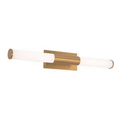 AFX Dax 36" LED Vanity: Satin Brass, 2,900 lm_3,800 lm, 3000K, 35 W, 120V AC - Dax Vanity Lights