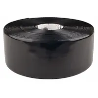 Floor Marking Tape: Extra-Durable, Solid, Black, 4 in x 100 ft, 50 mil Tape Thick, Mighty Line® (MPN 4RBLK)