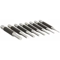 Drive Pin Punch Set: 1/4 in_1/8 in_1/16 in_3/16 in_3/32 in_5/16 in_5/32 in_7/32 in Tip Dia, 8 Pieces (MPN S565PC)