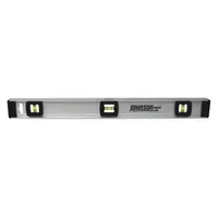 JOHNSON LEVEL I-Beam Level: Level & Plumb, I-Beam, 24 in Overall Lg, Top & Side Read, 0, 1 mm/m (MPN 1300-2400)