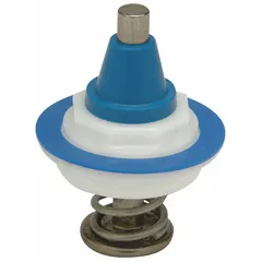 Brass handle repair kit for flush valves on toilets and urinals. Overall width of 6 inches. Used to replace worn or broken flush valve handles in commercial and institutional restrooms.