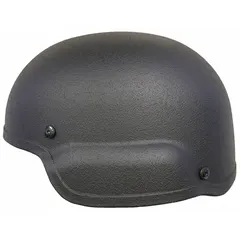 This Level IIIA ballistic helmet is constructed from aramid fibers and features a mid-cut design for compatibility with communication headsets. It includes a suspension system for fit and stability. Suitable for tactical operations requiring protection against handgun rounds and fragmentation.
