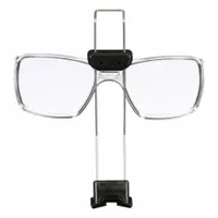 Spectacle kit for use with 3M FF-400 Series full-face respirators. Allows wearers to insert prescription lenses inside the respirator for vision correction. Includes spectacle frames and lens holders that mount within the facepiece