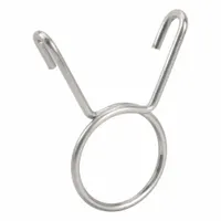 Hose clamp for securing water or drain hoses in commercial ice machines. Designed to prevent leaks and maintain proper flow. Suitable for use in foodservice and hospitality environments