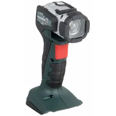 Flashlight with 280 lm maximum output, swiveling hook, and 90° max head rotation angle. Suitable for hands-free illumination in maintenance, repair, and construction tasks where directed light is needed in confined spaces.