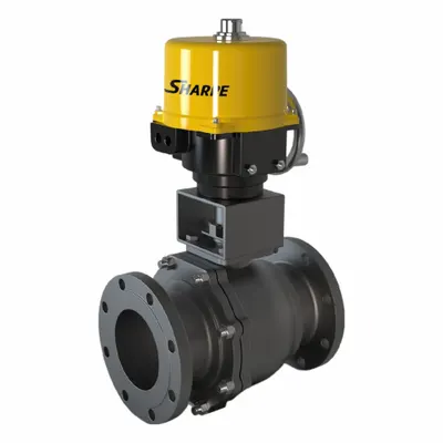 SHARPE Electrically Actuated Two-Way Ball Valve: 2 in, Carbon Steel, 120V - Stainless Steel Electrically-Actuated Ball Valves