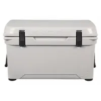 Heavy-duty chest cooler with 35 qt capacity, holding 36 cans. Features 10 day Ice Retention and includes a drain plug. Suitable for marine, outdoor, and industrial applications where reliable cooling is required