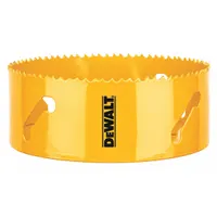 DEWALT Hole Saw: 5 1/2 in Saw Dia., 4/5 Teeth per Inch, 1 3/4 in Max. Cutting Dp, Bi-Metal (MPN DAH180088)