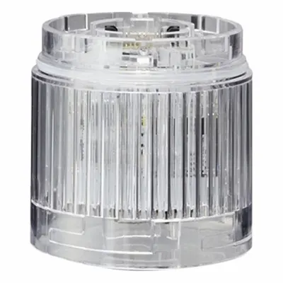 PATLITE Tower Light Module: Steady, 24V DC, White, 50 mm Overall Dia, 40 mm Overall Ht - Steady Light Modules