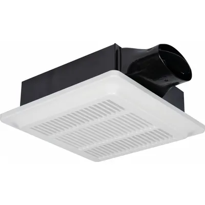 Dayton Bathroom Exhaust Fan: Ceiling/Wall, 100 cfm Max, Variable Speed - Standard Bathroom Exhaust Fans