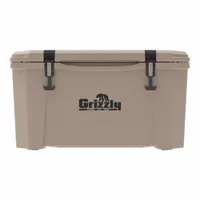 GRIZZLY COOLERS Grizzly Cooler 45qt Tan: Tan, 42 Cans, 45 qt Cooler Capacity, 10 day Ice Retention (MPN 4400737)