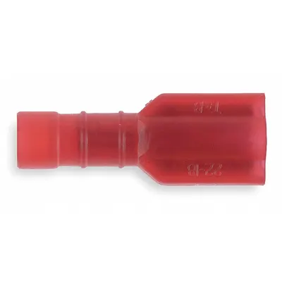 STA-KON Wire Disconnect: Female Socket, Red, Nylon, Full Coverage - Fully Insulated Quick Disconnects