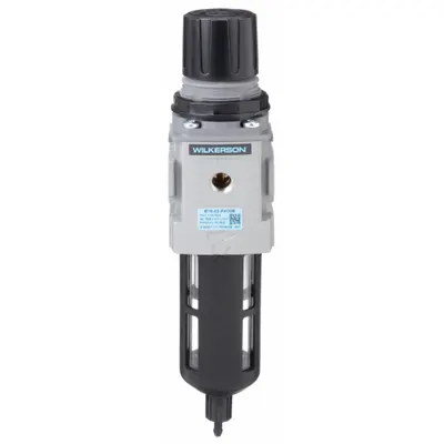 WILKERSON Filter-Regulator: B18 Series, 3/8 in NPT, 158 cfm, 5 micron, 0 psi to 125 psi - Wilkerson FRL Air Filter/Regulators