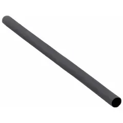 This heat shrink tubing features a high strength adhesive lining that provides a moisture-proof seal for electrical connections. It shrinks from a 1.5-inch inner diameter to 0.75 inches, with a 6-inch length per piece. Supplied as a 3-pack, it is used for insulating and protecting cables and wires in environments requiring corrosion resistance and mechanical protection.