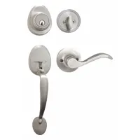MASTER LOCK Door Lockset: Office Lever Locksets, Nickel (MPN HDLWLRH0615KA4)