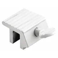 PRIME-LINE Window Lock: Clamp Lock, Handle Included, Non-Handed, 1/2 in Overall Lg, Sash, White (MPN U 9802)