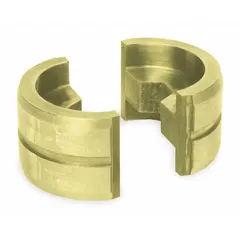 GREENLEE KD12AL upper and lower crimping die set for aluminum connectors. Accommodates conductor sizes from 6 AWG to 750 kcmil. Constructed of aluminum with a pink finish. Designed as a replacement die set for use with compatible crimping tools in electrical cable termination applications.