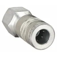 PARKER Quick Connect Hose Coupling: 3/8 in Body Size, 1/2 in Hose Fitting Size, 1/2" -14 Thread Size (MPN 15F)