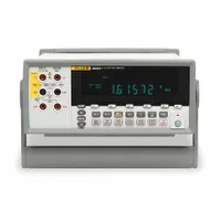 Bench-type digital multimeter with 55,000 counts for measuring AC current up to 10 A. Includes a calibration certificate. Suitable for laboratory, R&D, and industrial maintenance applications requiring precise current measurements