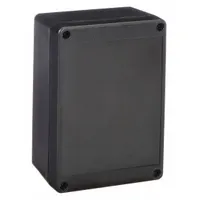 BOX ENCLOSURES Enclosure: Black, Polycarbonate, 3 in x 3 in x 2 in, NEMA 4, Solid Cover (MPN BEN-20PBK)