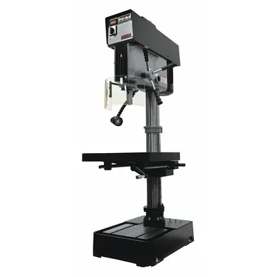 JET Floor Drill Press: Belt Drive, Variable Speed, 300 RPM – 2,000 RPM - Floor Stand Drill Presses with Manual Downfeed