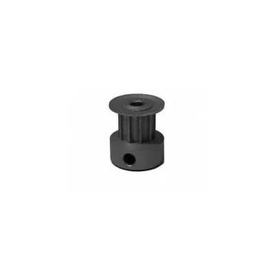 Dayton Timing Pulley: Curvilinear, Fixed, For 6 mm Belt Wd, 17 Teeth, 3 mm Pitch - HTD Section Fixed-Bore Timing Pulleys with Hub