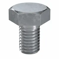 Hex Head Cap Screw: Steel, Class 8.8, Zinc Plated, M10, Metric, 16 mm lg, Fully Threaded, 50 PK (MPN HX18100160-050P1)