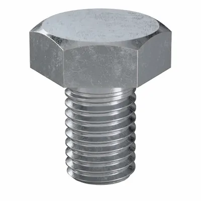 LINDSTROM Hex Head Cap Screw: Steel, Class 8.8, Zinc Plated, M10, Metric, 16 mm lg - Class 8.8 Steel Hex Head Cap Screws