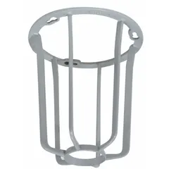 Aluminum pendant lens guard for use with Mercmaster HID fixtures in hazardous locations. Gray finish, 11 in length. Protects the fixture lens from impact and debris in industrial environments.