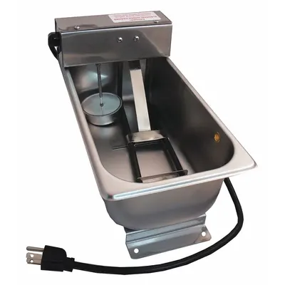 Supco Condensate Evaporator Pan: 4 1/2 qt cap., 8 gpd, 13 in L x 7 in W x 4 in H - Condensate Evaporator Pans