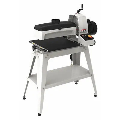 JET Drum Sander: 115V, Single-Phase, 1.5 hp, 16 in Drum Wd, 3 in Max Board Thick - Drum Sanding Machines