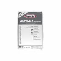 RAPID SET Asphalt Resurfacer: Rapid Set, Cement, 2,500 lb Container Size, Bag, Asphalt Gray, 50 PK (MPN 185380050)