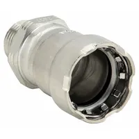 VIEGA MEGAPRESS Crimp Adapter Fitting: 3/4 in Pipe x 1/2 in Pipe Size, Press-fit x MNPT, EPDM (MPN 90235)