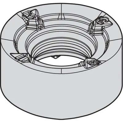 WIDIA Round Milling Insert: RNGJ10T3M0EML (MPN 6383656) - Round (R) Indexable Milling Inserts
