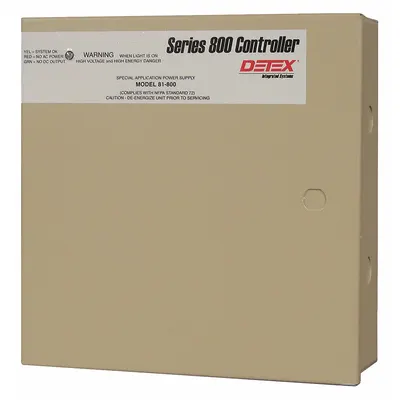 DETEX Gate Plate Kit: Power Supply Controllers (MPN 81-800) - Power Supply Boards with Enclosures