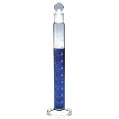 KIMBLE Graduated Cylinder: 10 mL, A, To Contain (TC) - Class A Glass Graduated Cylinders