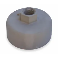 Gray polyester pendant splice box for the NV2 Series, measuring 4 1/2 inches in length. Designed for suspended mounting in hazardous locations where flammable gases, vapors, or dust may be present. Houses and protects electrical splices in industrial environments.